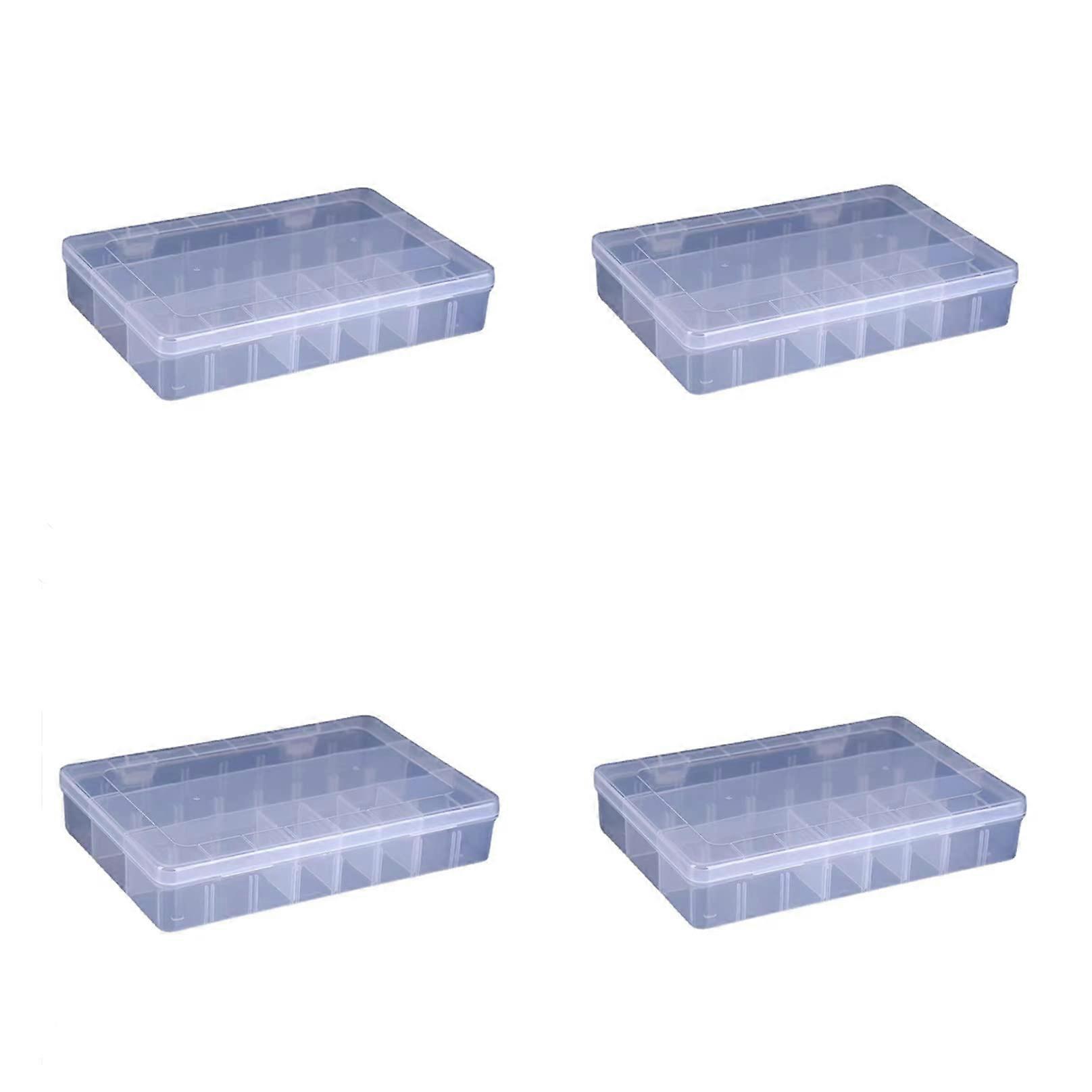 Pencil Storage Box 4 Pack Colored Pencil Organizer for Artists Crayons and Drawing Tools