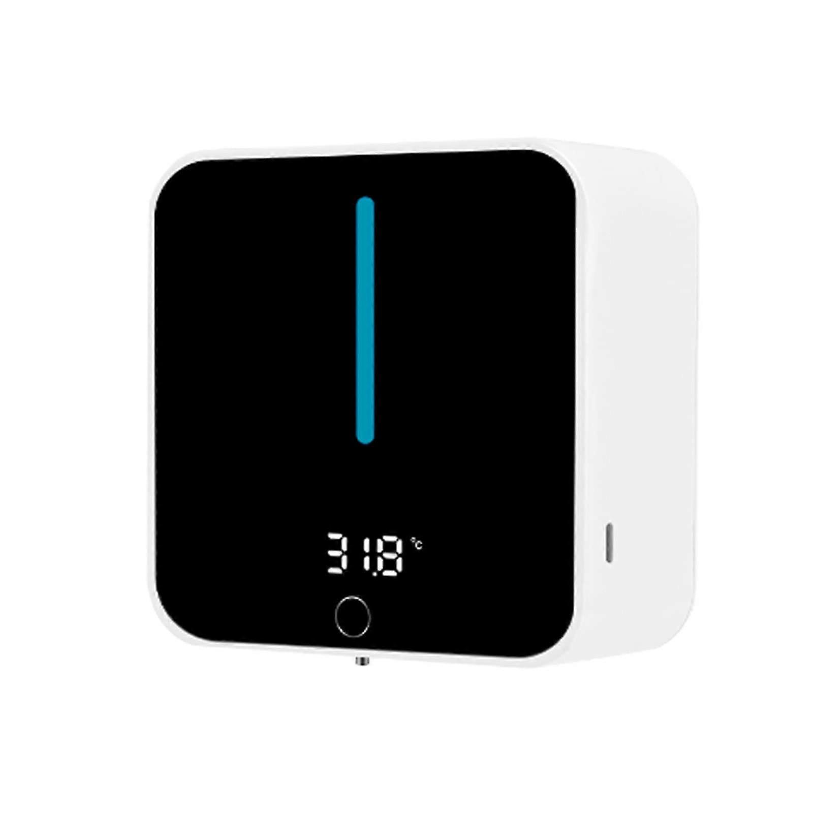 Automatic Soap Dispenser Wall Mount with LED Temperature Display and Touchless Foam for Bathroom