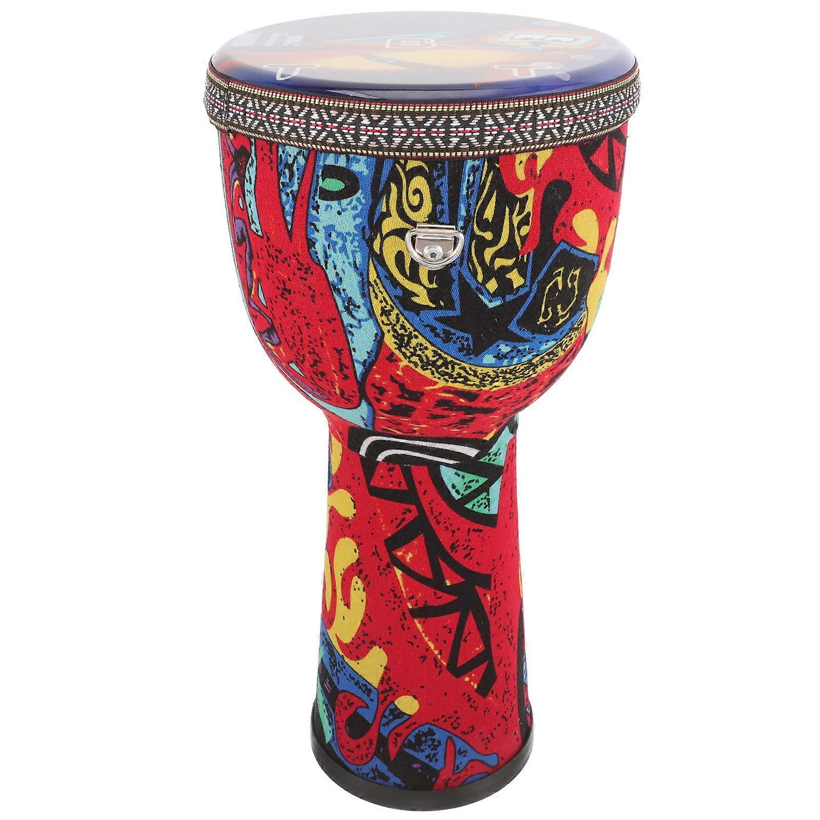 PVC African Drum Colorful Hand Drum for Beginner Percussion Instrument
