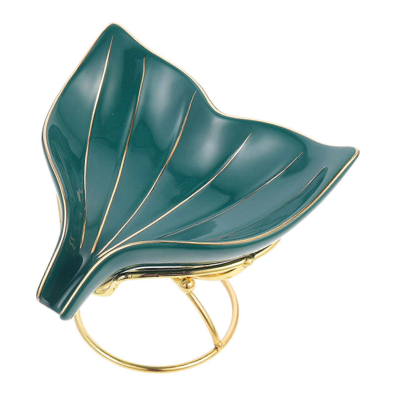 Mermaid Tail Ceramic Soap Holder for Draining 2Sets Bathroom Rack