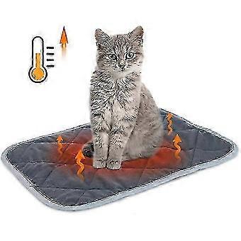 1 almohadilla térmica autocalentable para mascotas, alfombrilla calefactora lavable antideslizante para gatos y perros, manta de felpa suave, colchón cálido ecológico.