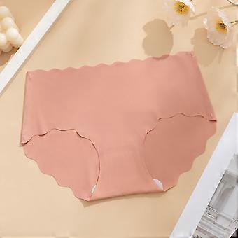 Calcinha Plus Size de Seda Gelada Invisível, Fina e Respirável para Clima Quente, Suave sob a Roupa e Ideal para Peles Sensíveis, Rosa, Tamanho XL