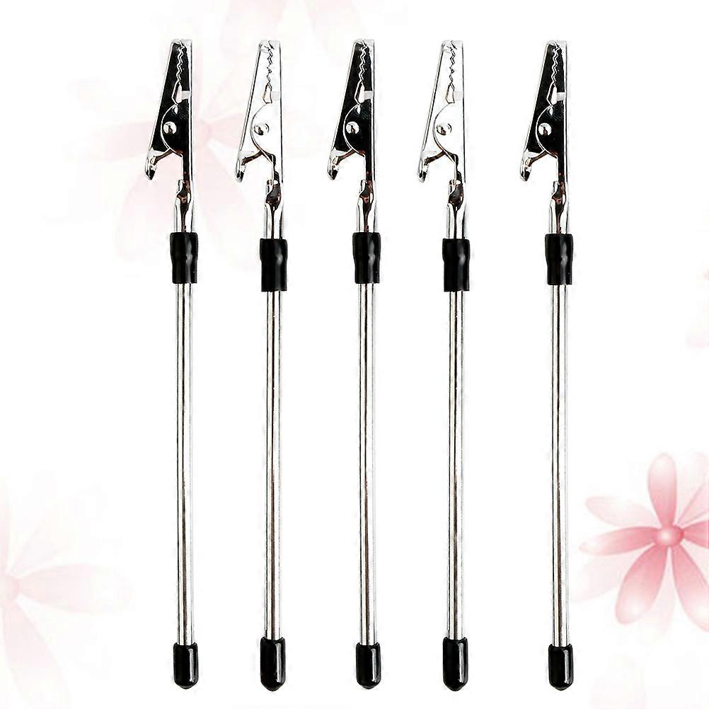 Metal Note Holder for Card Display with 5Pcs Silver Practical Clips