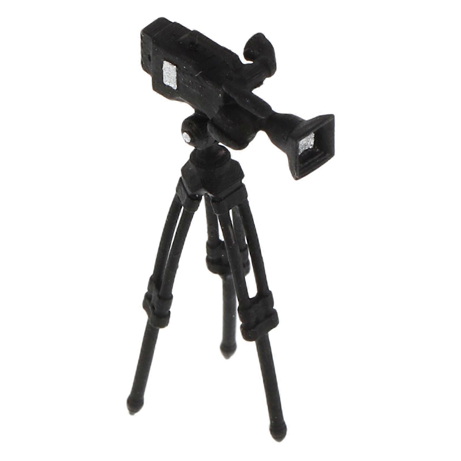 Resin Miniature Camera Tripod Stand for Live Streaming