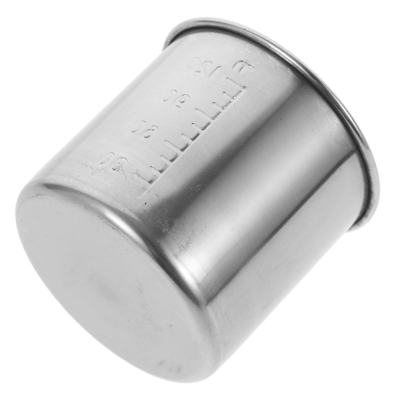 Kitchen Measuring Cups Stainless Steel for Precise Baking 4Pcs Set