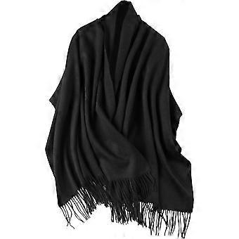 Warm Shawl Women Windproof Scarf Shawl Comfortable Wrap Cape Winter Accessory