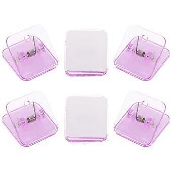 Xiaobian Pad Holder for Dog Training 6Pcs Clear Wall Mounted Pee Pad Clips