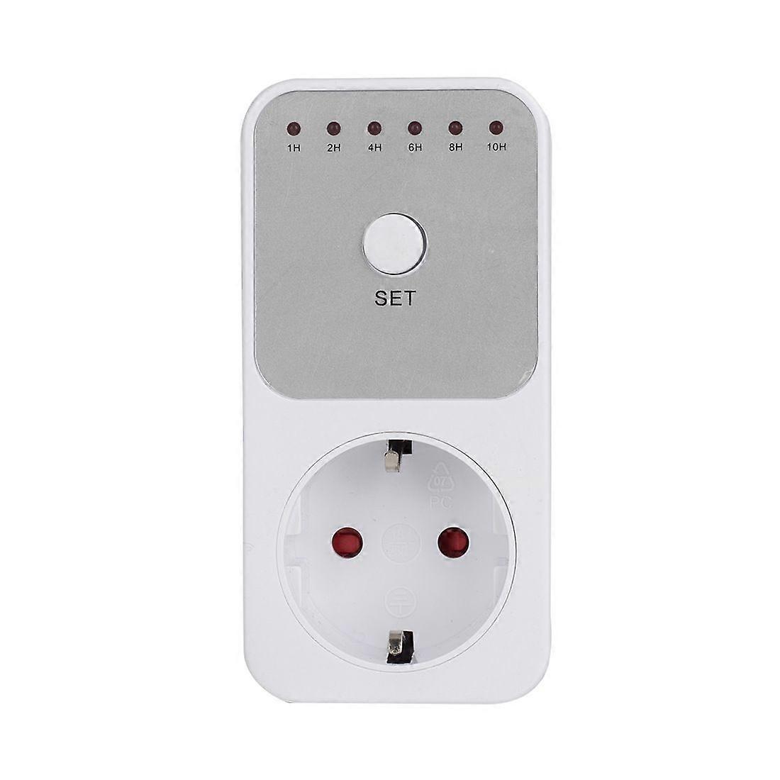 Plug-in Countdown Timer Switch, 6 Types Countdown Timer Socket Switch Controller with 1-10 Hours, EU Plug 220V 1pc 13Thirteen
