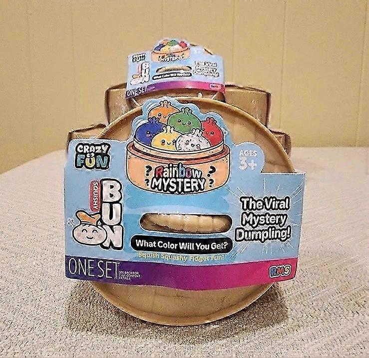 2026 Crazy Fun Rainbow Mystery Squishy Bun Mystery Dumpling Toy