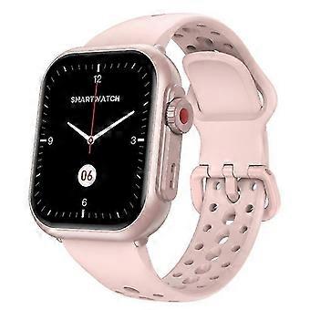 K62 Smartwatch Pink, 1000mAh Ultra-Long Battery, 1.85-inch HD Display, Bluetooth Calling, 100+ Sports Modes