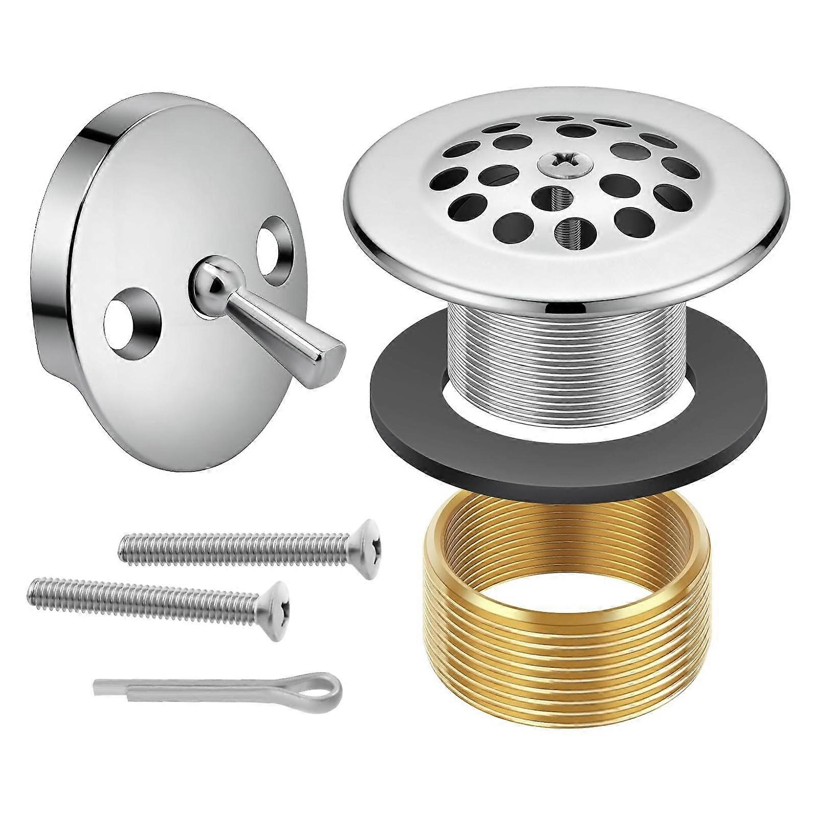 Bath Basins Waste Stopper Plug Bath Replacements Plug Adjustable Bathroom Drain Plug Replacement Accessories Part  Silver