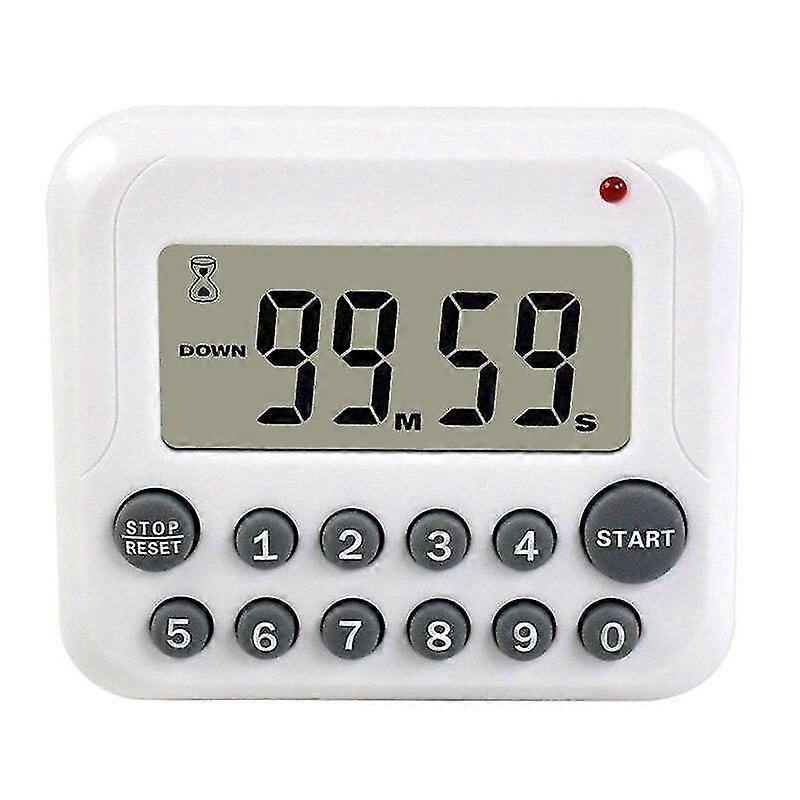 Digital Kitchen Timer - Simultaneous Cooking Timer with Loud Alarm, Large Display, Magnetic Back & User-Friendly Design