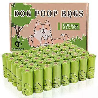 Aitodos® 600pcs Dog Poo Bags, Sturdy and Leak Proof, Easy to Carry, Mixed PET, P