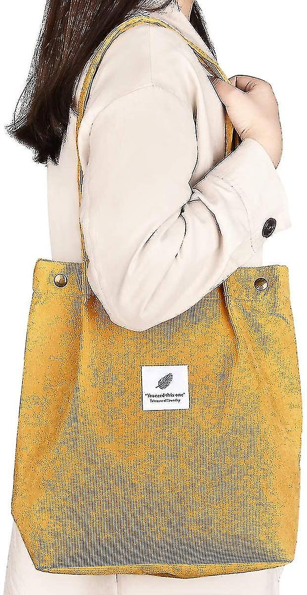 Corduroy Reusable Grocery Bag