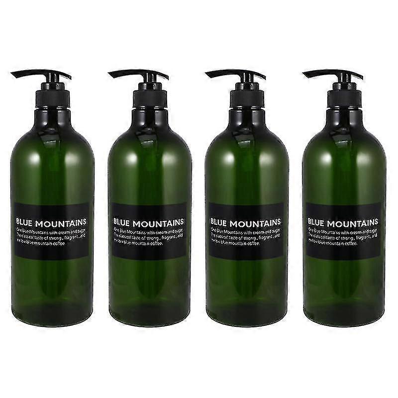 4pcs container bottle, Shampoo Dispenser