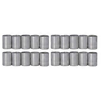 20 stuks airconditioning gezamenlijke afdekking aluminium AC slang buis connector deksel pijp fitting dop 5/8in
