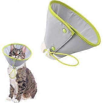 Cat Recovery Collar, Adjustable Cat Dog Cone Collar, Pet Elizabethan Collar to Stop Pet Licking Wounds After Surgery