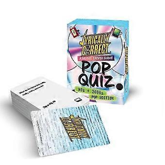 Lyrically Correct '90s & 2000s Pop Trivia Game - Finish The Lyrics Card Game for Adults Party/Family Night