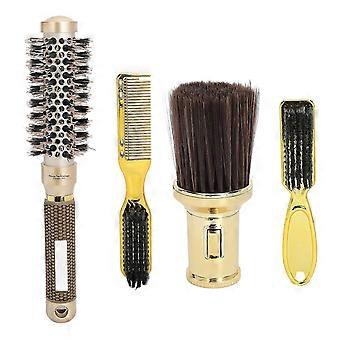 Hairdressing Kit Professional Ergonomic Reduce Hand Fatigue Hair Cleaning Brush Set Compatible withBeginner