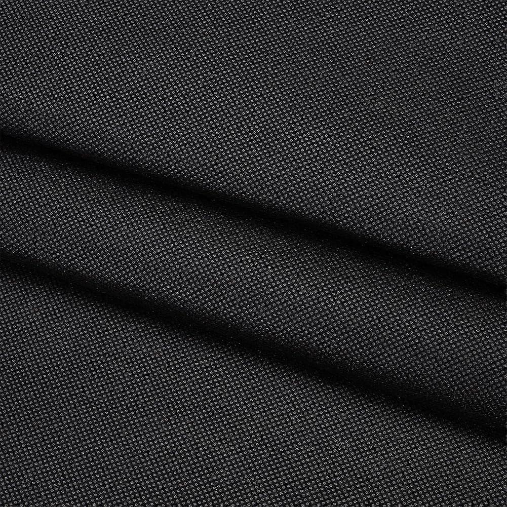 Black 5 Yards x 63Inch Polyester/Polypropylene Non-Woven Solid Dust Cover Fabric for Sofas Chairs Pillow Inserts