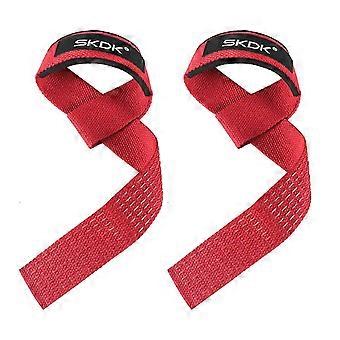 Weight Lifting Straps - Professional, Padded Gym Wrist Straps w/Advanced Gel Grips