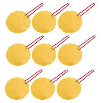 Thermal Heating Sheets for Cup Pad Home Use 10Pcs Yellow Round Heating Films