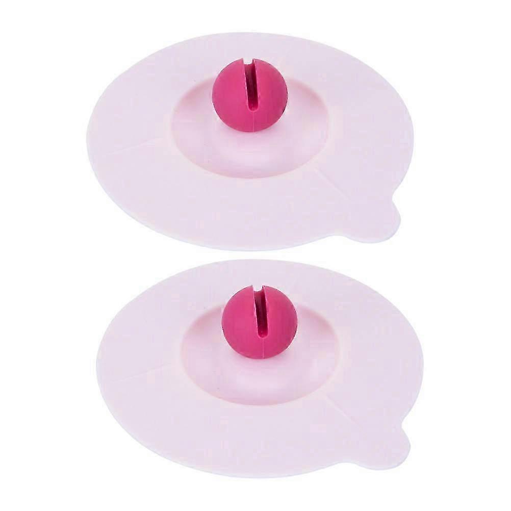 2pcs Dustproof Mug Covers Silicone Mug Lids Multi-function Cup Lids compatible with Home
