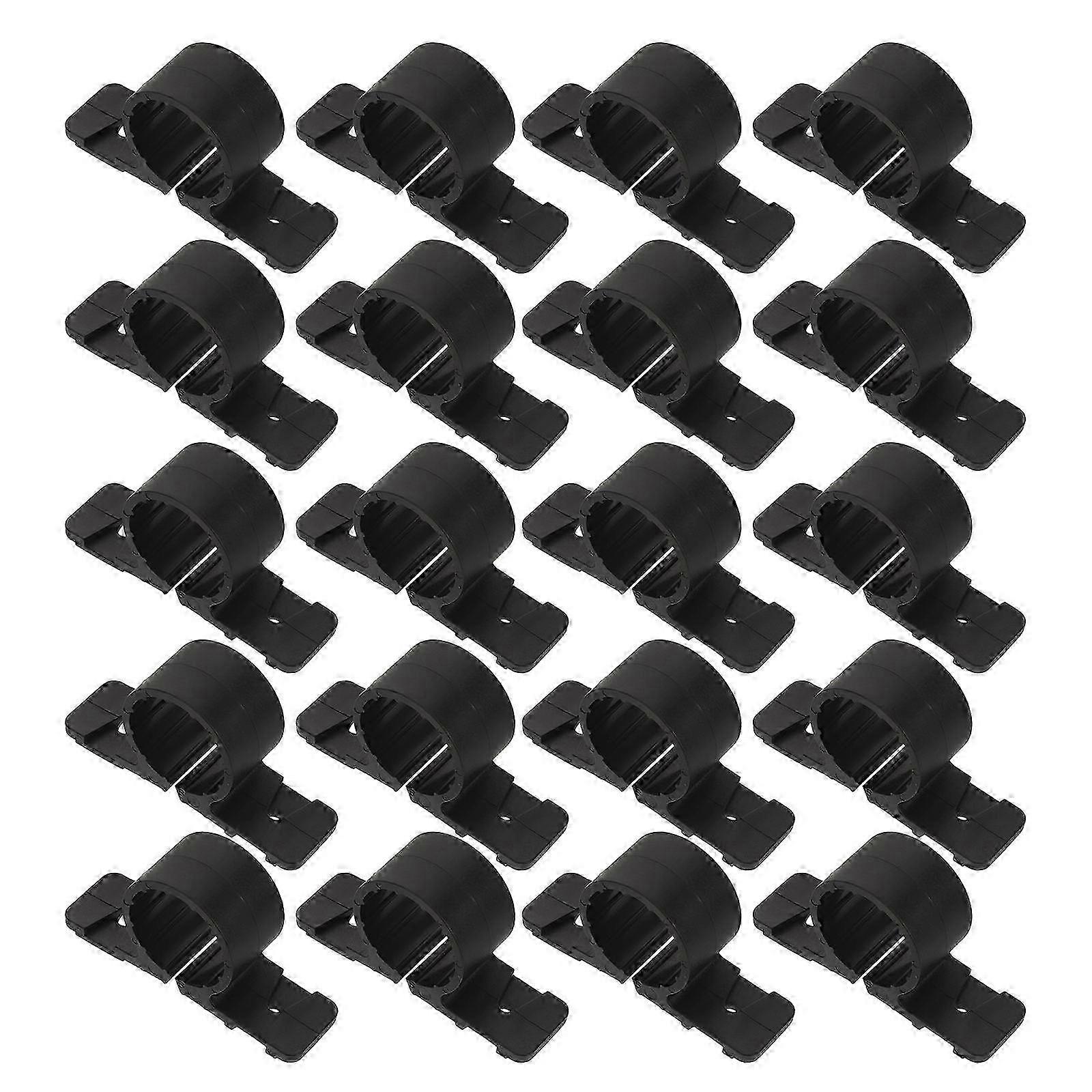 Plastic Pipe Support Bracket Heavy Duty Clips compatible with Plumbing 50Pcs Set