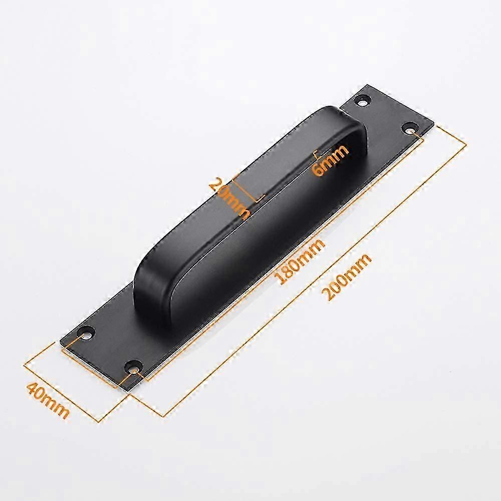 Black Sliding Door Handle
