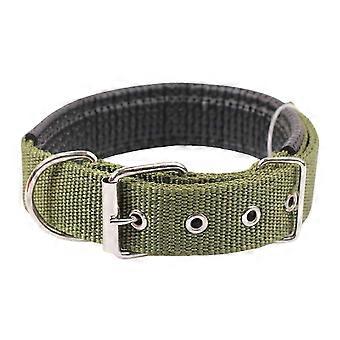 Pet Collar Adjustable Nylon Dog Neck Circle Long-lasting Pet Neck Strap with Traction Ring Pet Supplies N