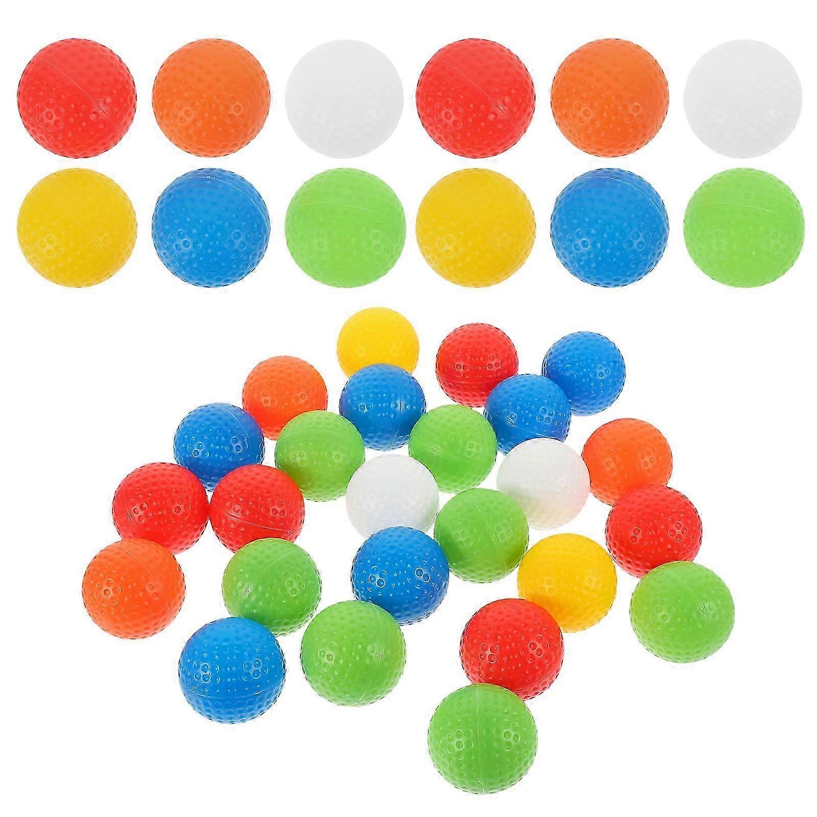 Golfing Balls Practical Hollow Training Balls for Swing Practice 216Pcs