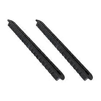 2 stuks 400 mm/15,75 inch plastic vinbox voor surfplanken, vervangende vinbox voor longboards, single fin surfplanken en SUP-surfplanken.