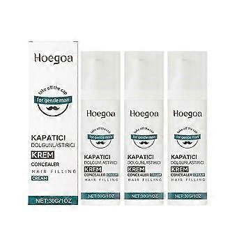 1-3kpl Siyah Hair Concealer Cream Välitön tiheysvaikutus oheneville hiuksille