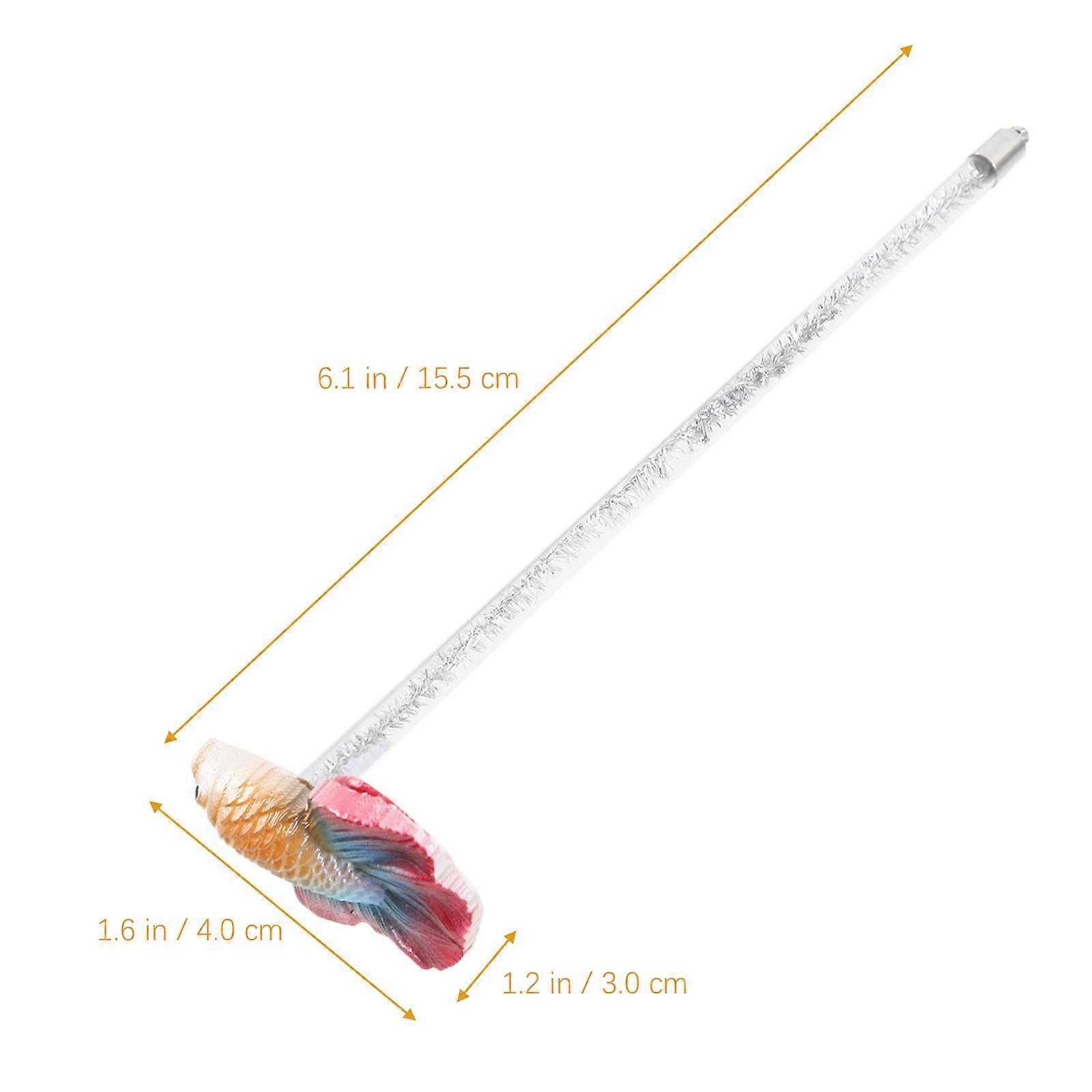 Betta Fish Training Wand for Skill Development Resin Fish Stick