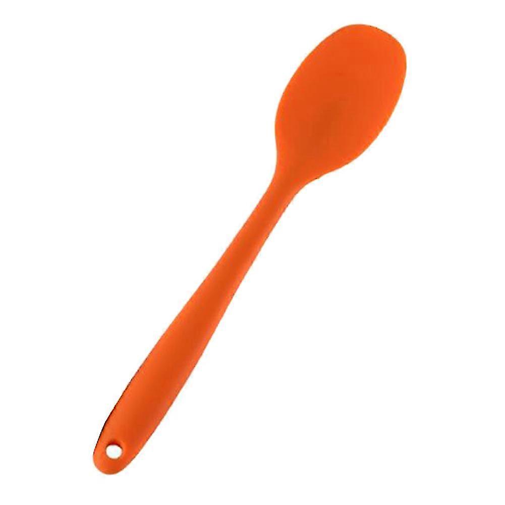 Flexible Heatproof Silicone Spoon With Hook Hole