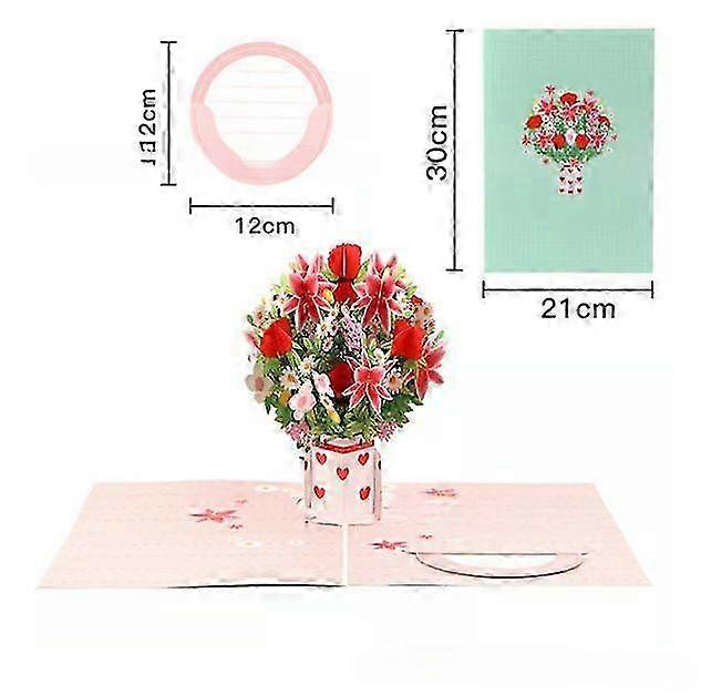 Freestanding 3D Valentine Card