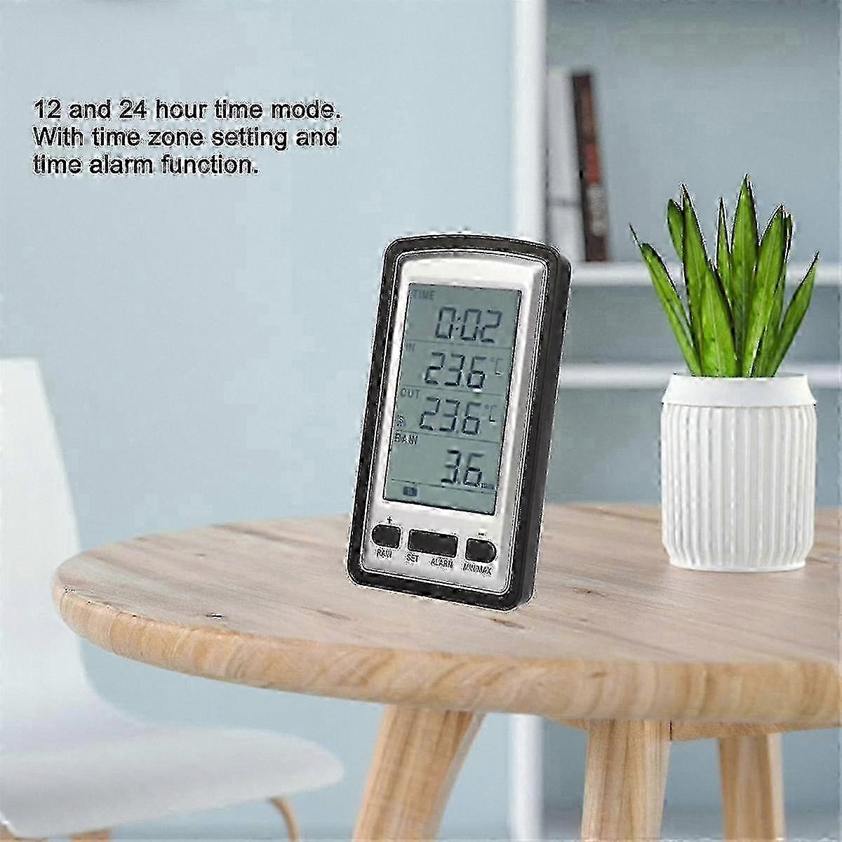 Dual Temp Wireless Rain Gauge