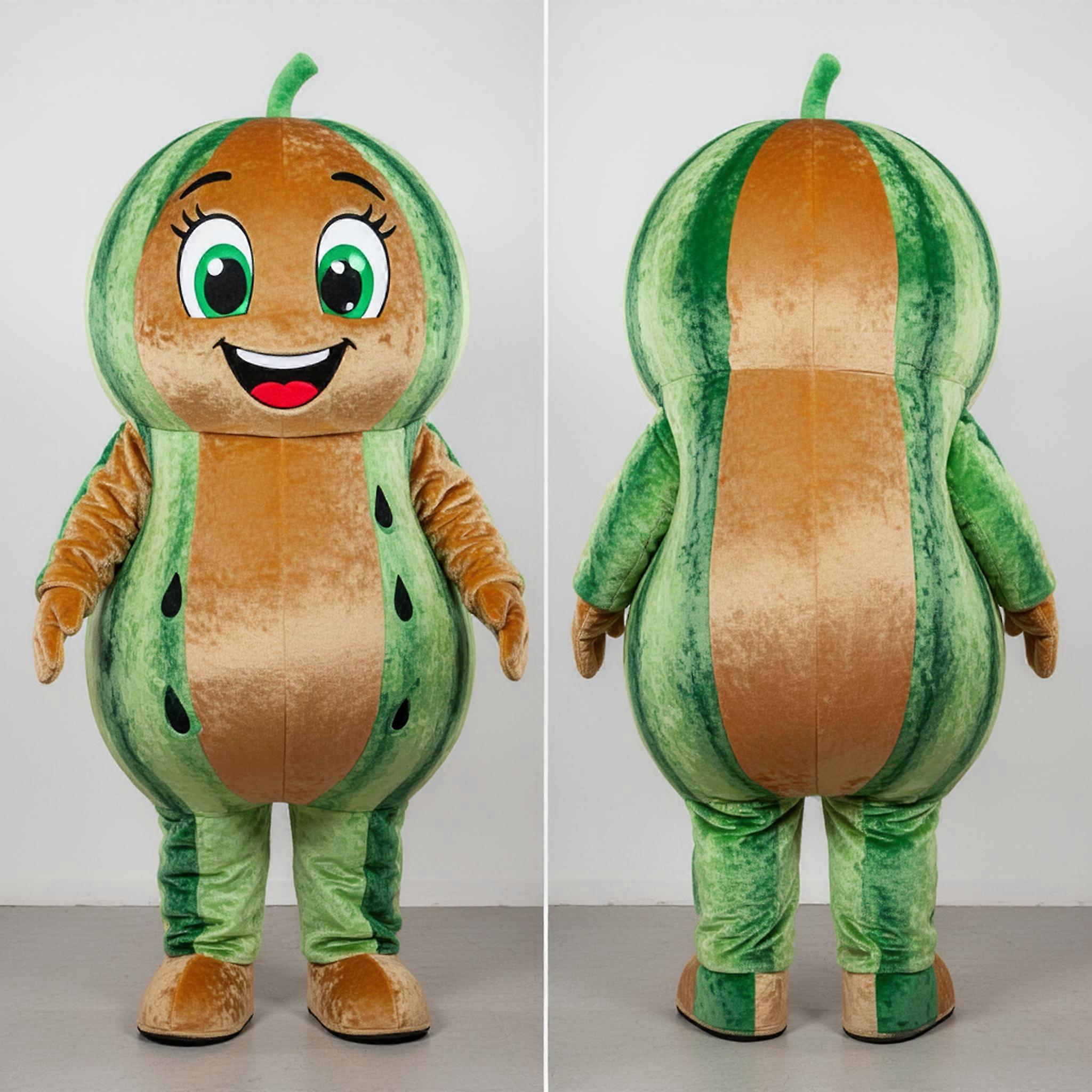 MASTICOT Golden Round Watermelon Mascot
