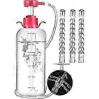 Enema nozzle kit for comfortable colon irrigation