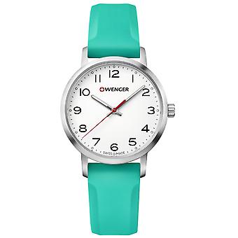Wenger avenue Quartz Analog Woman Watch with Silicone Bracelet 01.1621.108