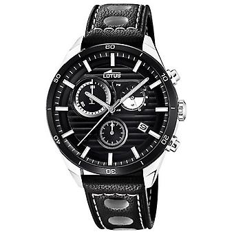 Lotus Chrono Quartz analog man Watch med Cowhide armbånd 18531/4