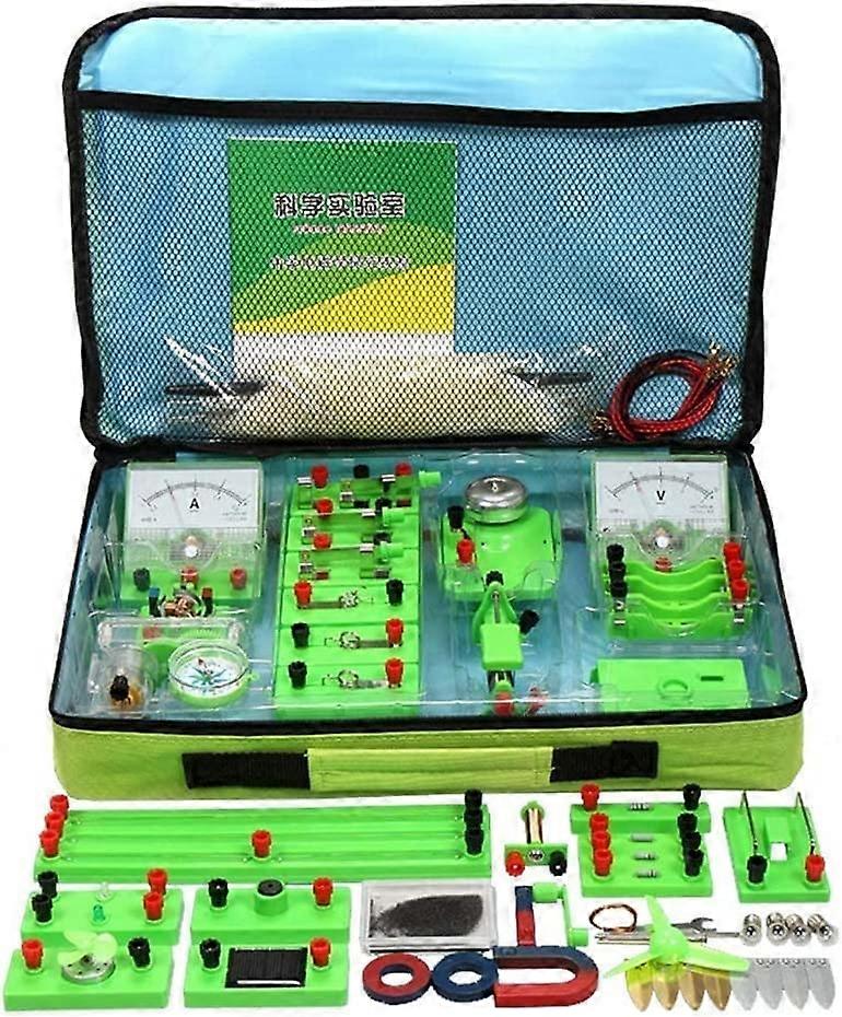 Physics Experiment Kit for Students, Electromagnetic Experiment Box with Stable Circuits and Easy Setup