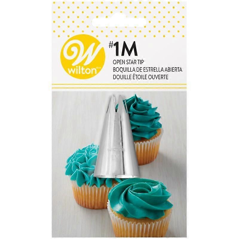 Wilton Decorating Open Star Tip #1M Carded