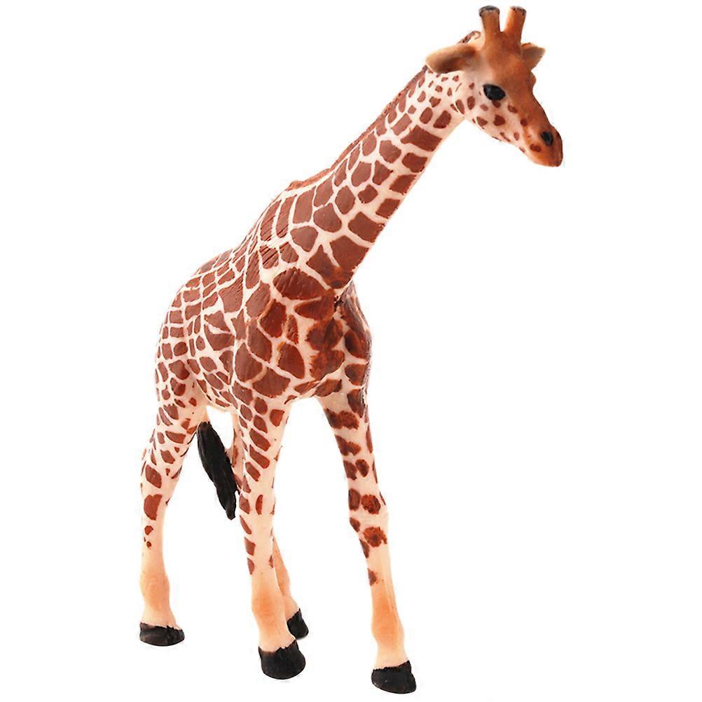 Giraffe Model for Decoration 1Pcs Simulation Animal Model Solid Toy