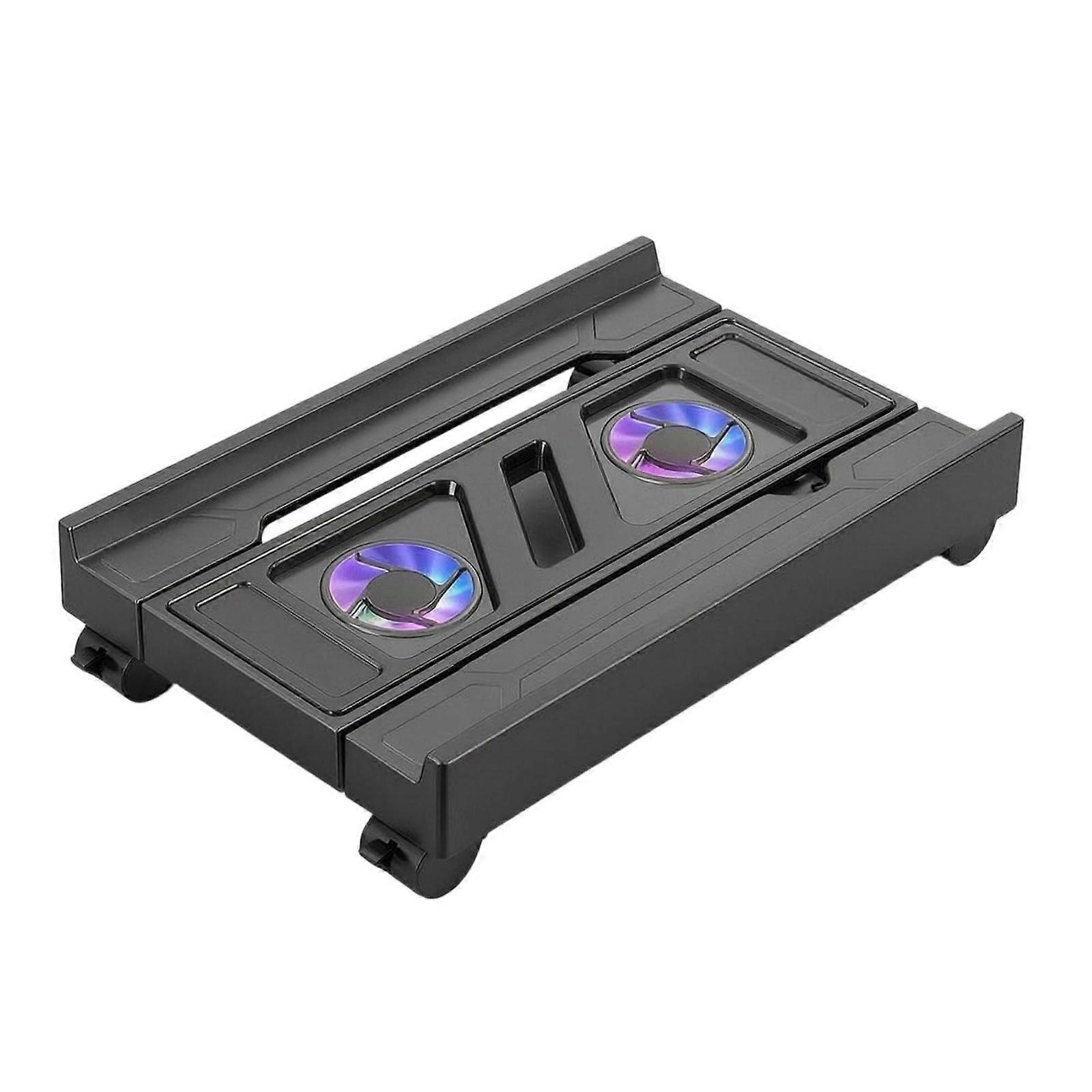 Adjustable Processor Holder with Fans Well Ventilated Computer Case Stand With