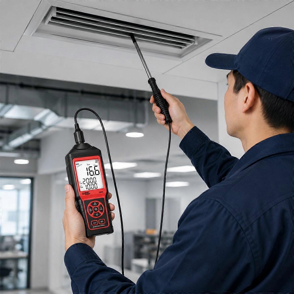 Handheld Thermal Anemometer AM866