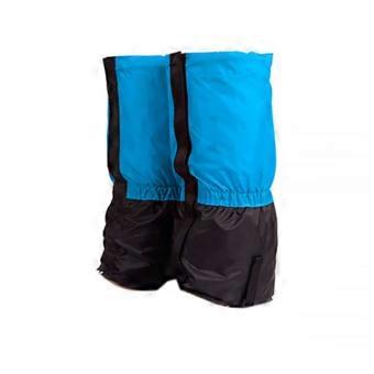 Kids Waterproof Leg Gaiters Oxford Fabric Hiking Boot Gaiters for Snow Outdoor Use Blue