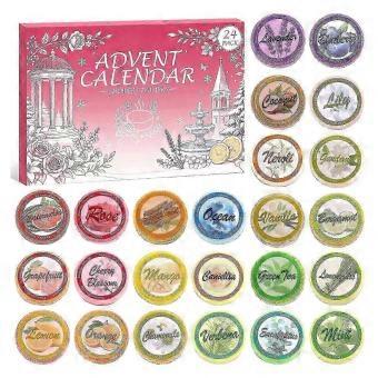 2026 Advent Calendar Shower Steamers for Christmas Countdown, 24 Pack Aromatherapy Set with Unique Daily Scents