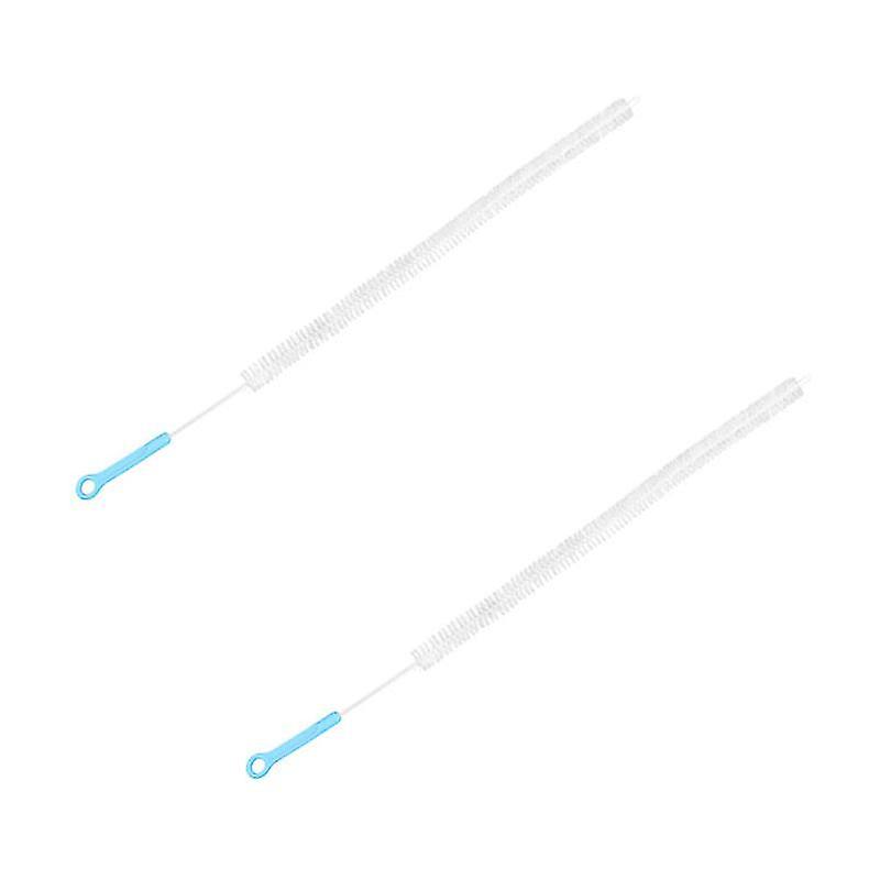 70X2.5cm Brosse Wok Blanc 2pcs Drain Cbouche Désencapuchon Outils Égout Drague Enlever Outils Égout Cheveux Attraper