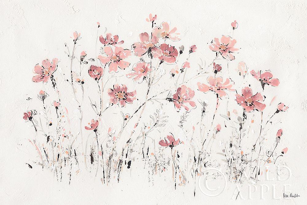 Wildflowers I Pink Poster